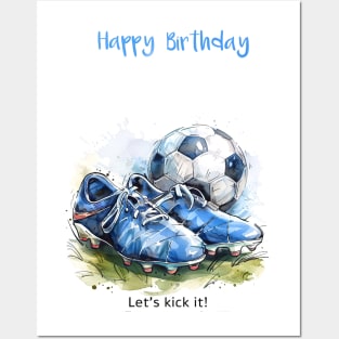 Soccer Birthday Posters and Art